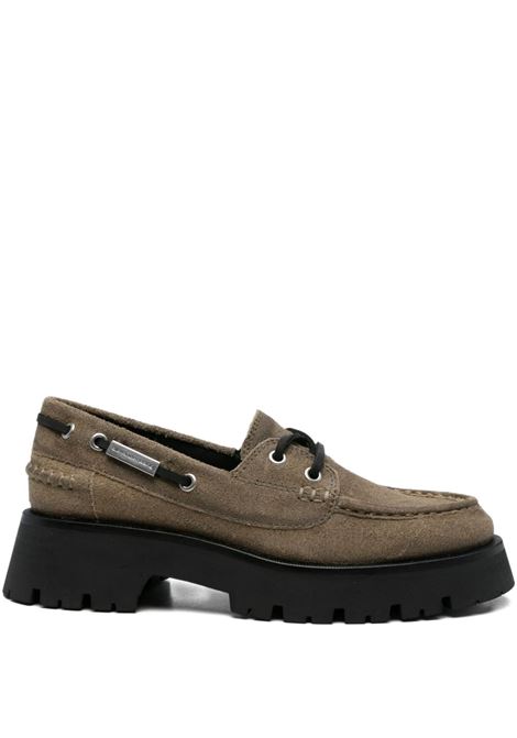Brown Carson platform boat shoes Alexander wang - women ALEXANDER WANG | 30325F004105